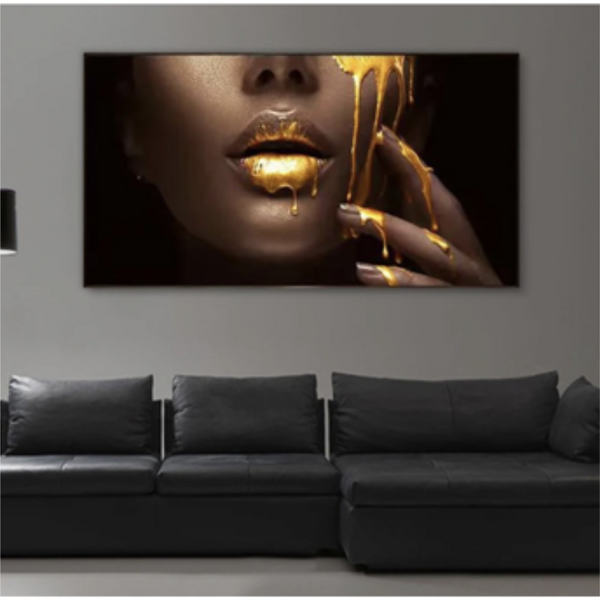 Canvas African Woman Painting